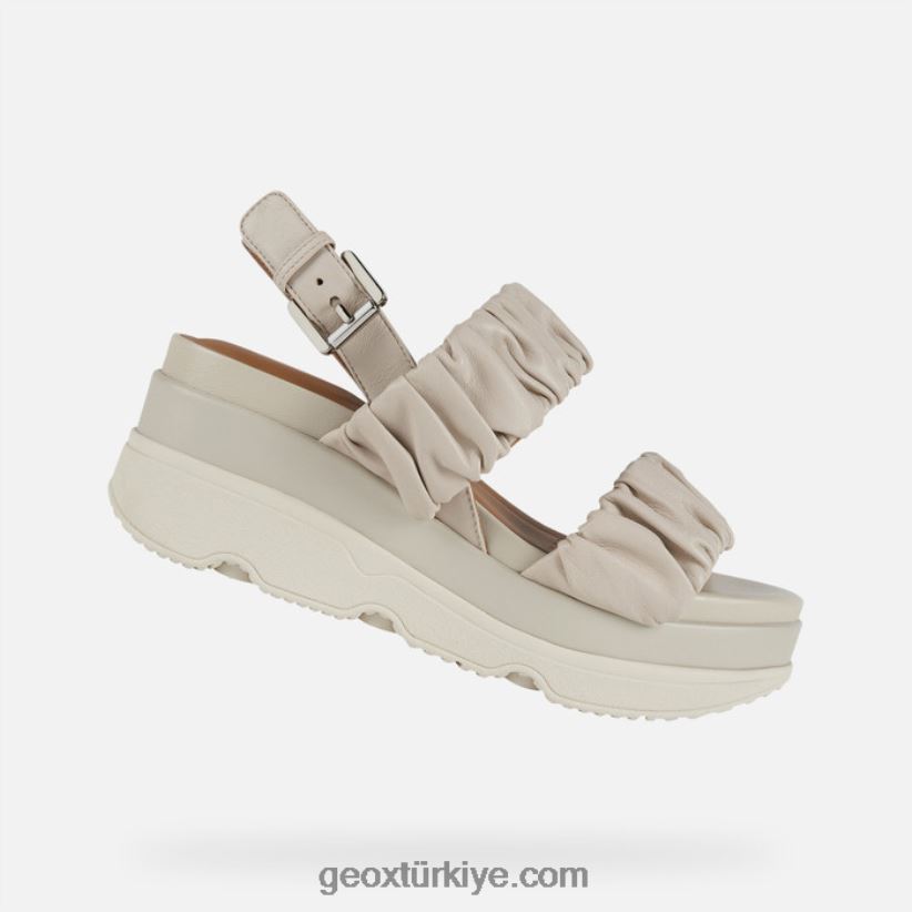 gardenya kadın krem Geox B60TP6469