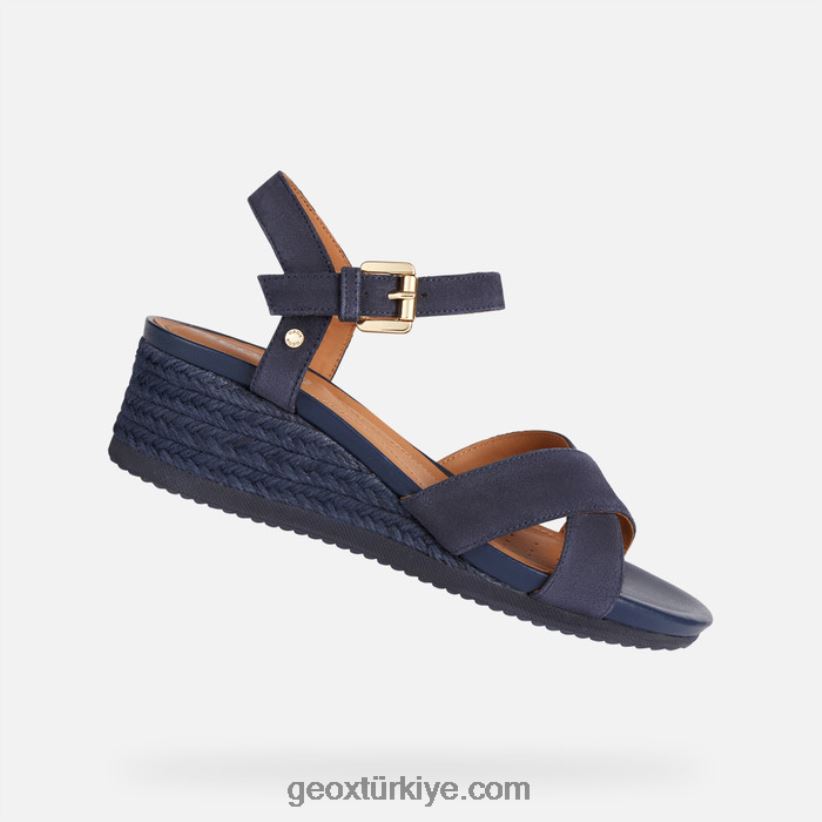 ischia corda kadın Donanma Geox B60TP61678