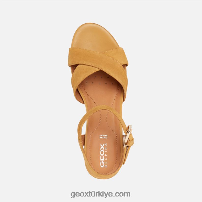 ischia corda kadın hardal Geox B60TP61677