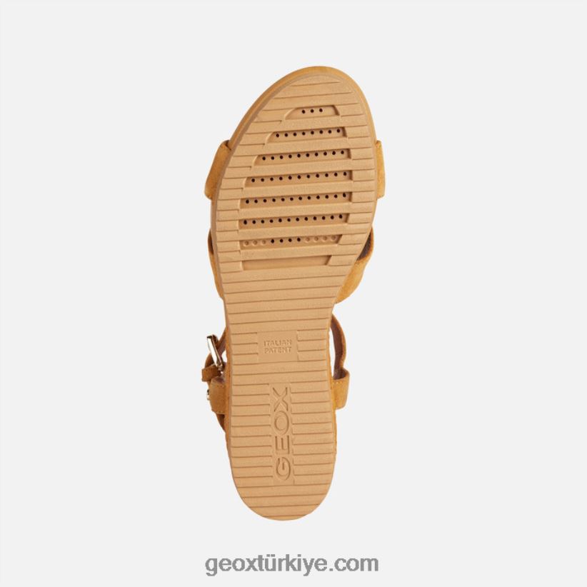 ischia corda kadın hardal Geox B60TP61677