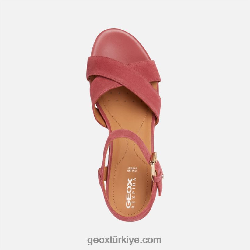 ischia corda kadın koyu fuşya Geox B60TP61679