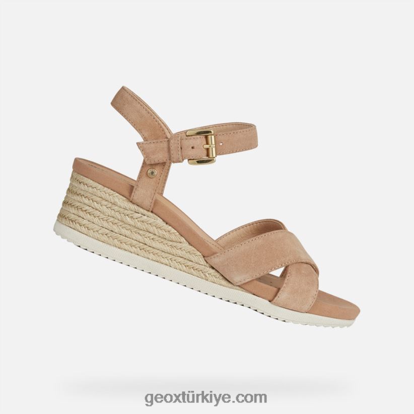 ischia corda kadın koyu ten Geox B60TP6166