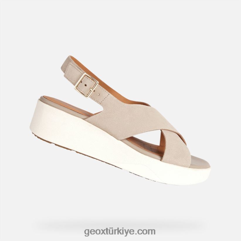 laudara kadın kum Geox B60TP6130