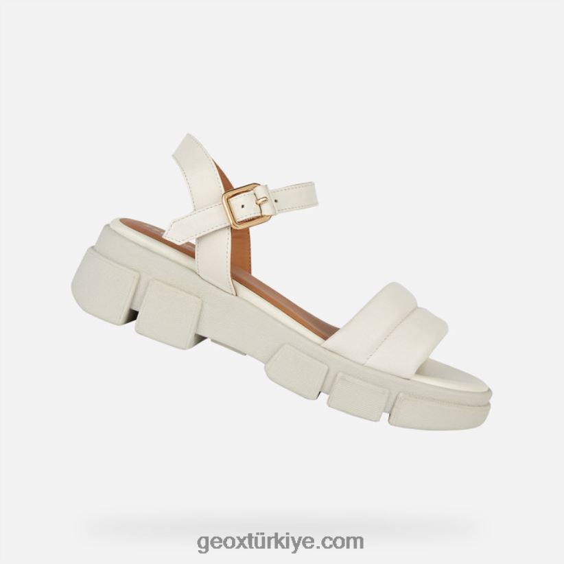 lizbonlu kadın Beyaz kapalı Geox B60TP6163