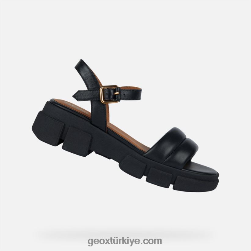 lizbonlu kadın siyah Geox B60TP6164