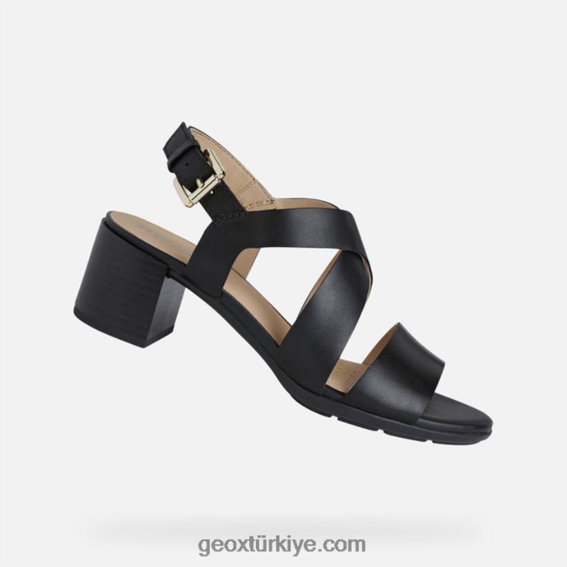 marykarmen orta sandalet kadın siyah Geox B60TP6588