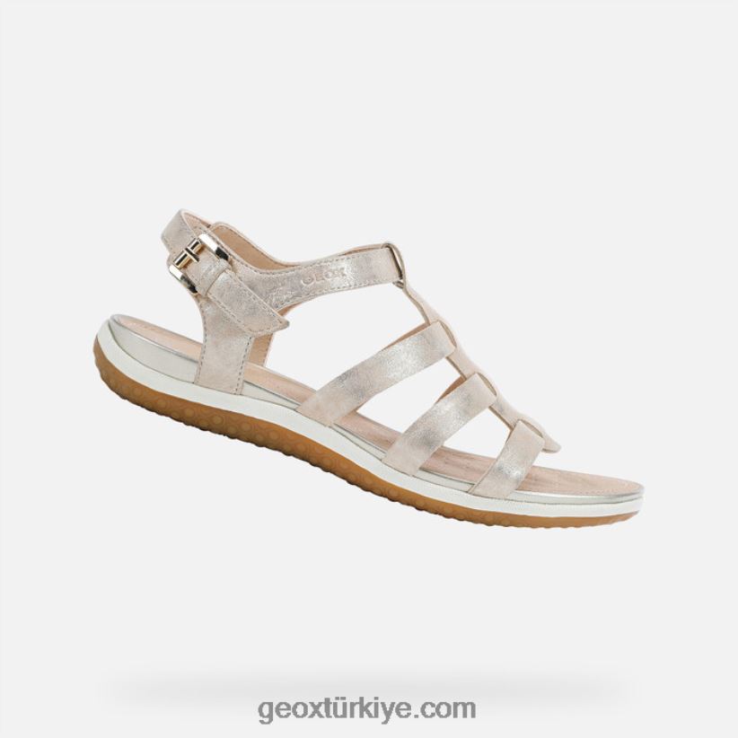 sandal vega kadın kum Geox B60TP634