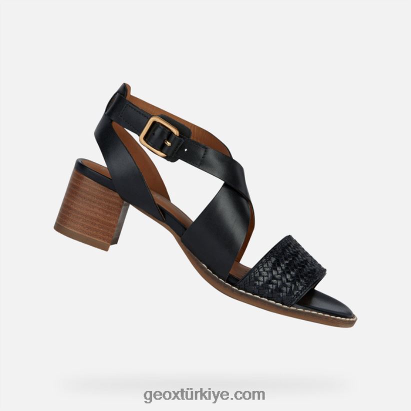 sozy orta kadın siyah Geox B60TP6138