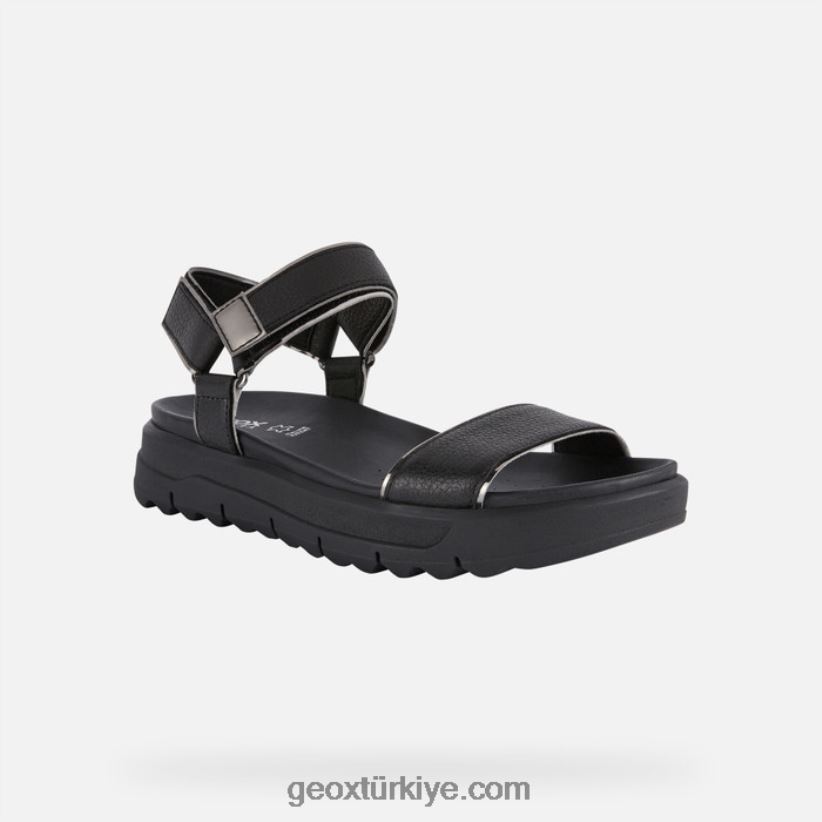 xand 2.1s kadın siyah kurşun Geox B60TP6140
