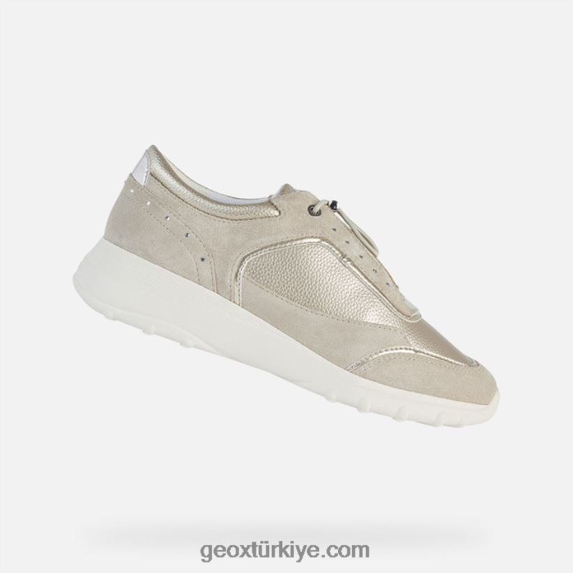 aile kadını açık altın/açık boz boz Geox B60TP6518