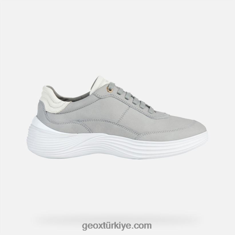 akıcı kadın açık gri/beyaz Geox B60TP690