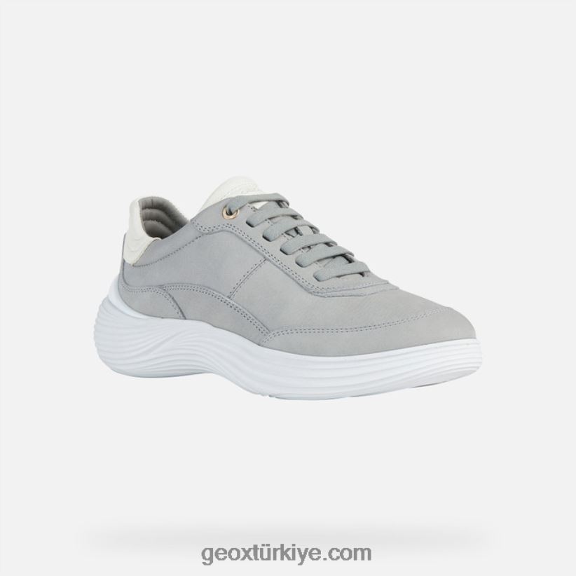 akıcı kadın açık gri/beyaz Geox B60TP690