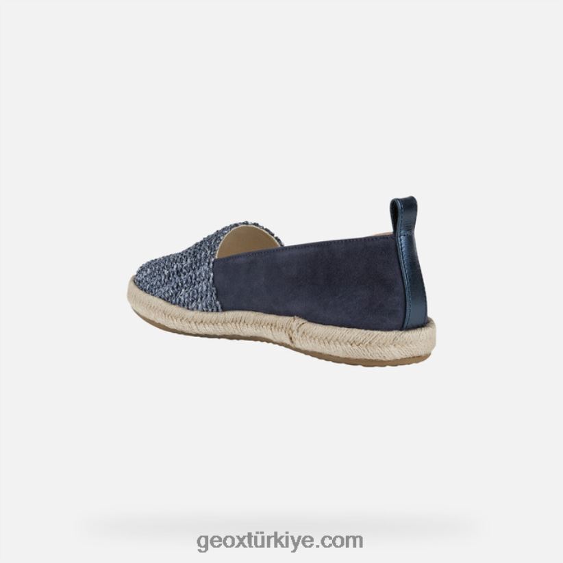 alçakgönüllü kadın açık hava/koyu kot pantolon Geox B60TP61726