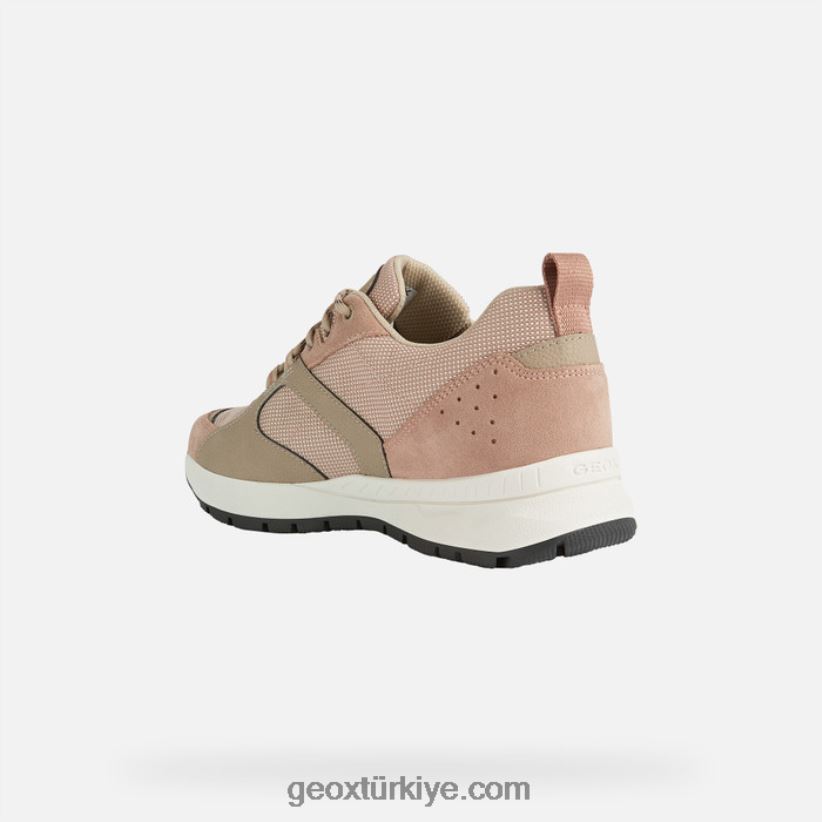 braies abx kadın koyu Gül Geox B60TP6334