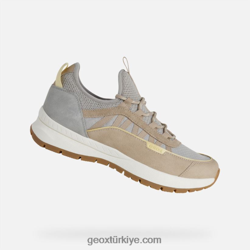 braies kadın açık gri Geox B60TP6580
