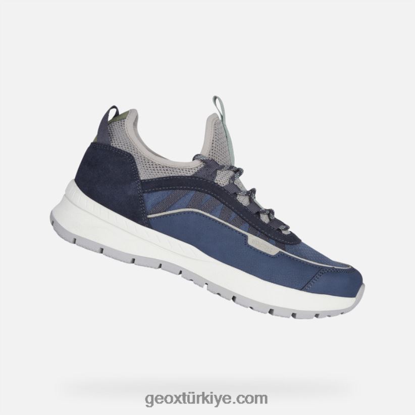 braies kadın dk mavi/gri Geox B60TP6581