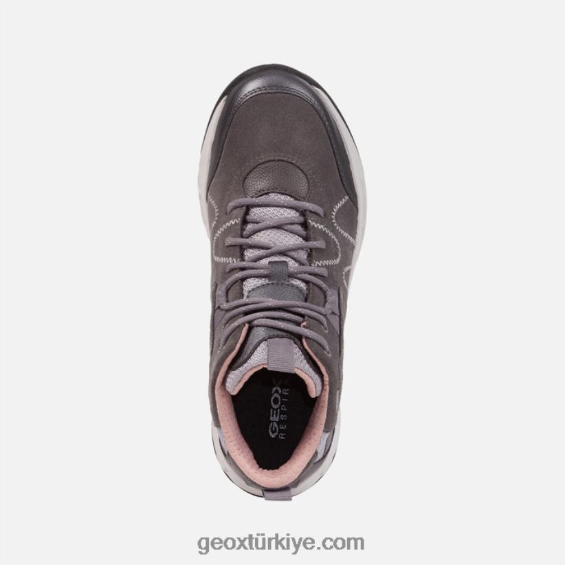 delray abx kadın koyu gri/açık gri Geox B60TP6262
