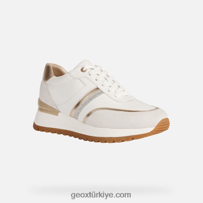 desya kadın beyaz/kırık beyaz Geox B60TP6231