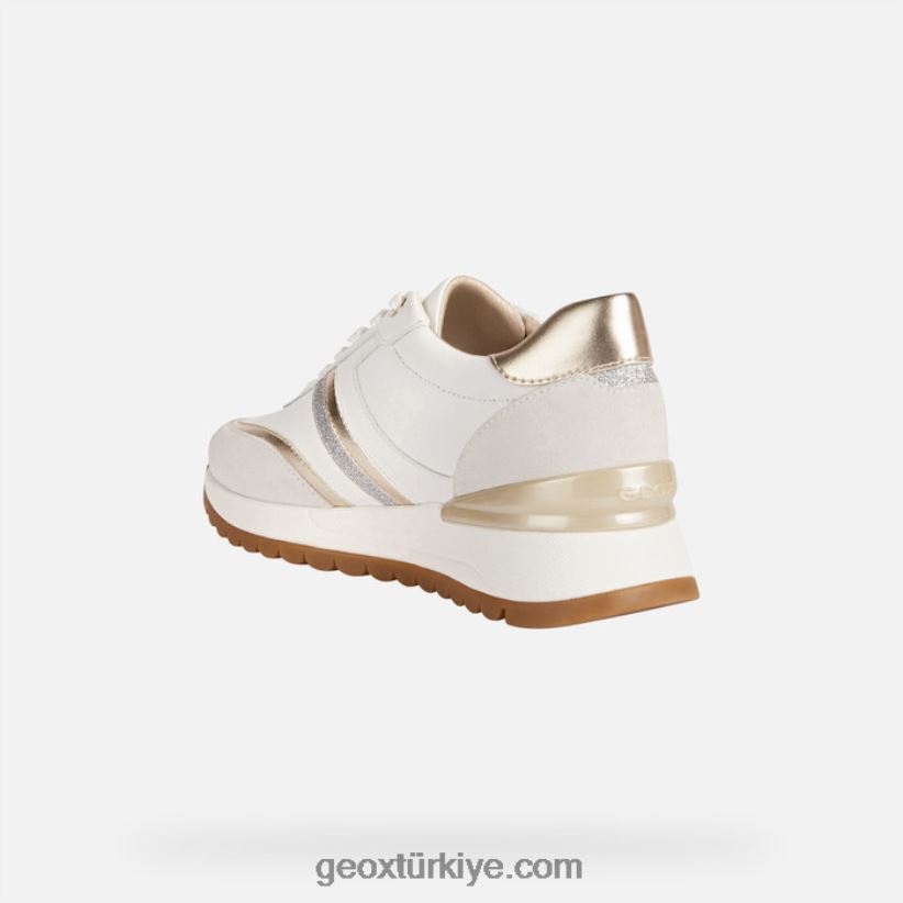 desya kadın beyaz/kırık beyaz Geox B60TP6231