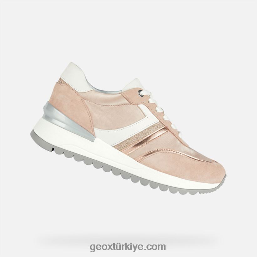 desya kadın pembe altın/çıplak Geox B60TP6179