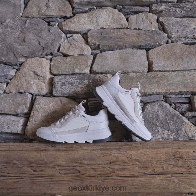 falena abx kadın beyaz/kırık beyaz Geox B60TP6429