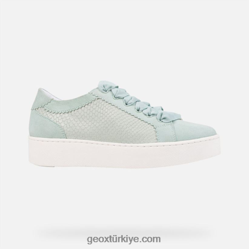 göksel kadın açık yeşil Geox B60TP6220