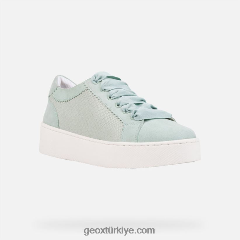 göksel kadın açık yeşil Geox B60TP6220