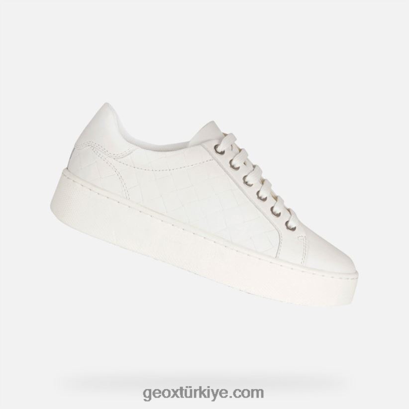 göksel kadın beyaz Geox B60TP658