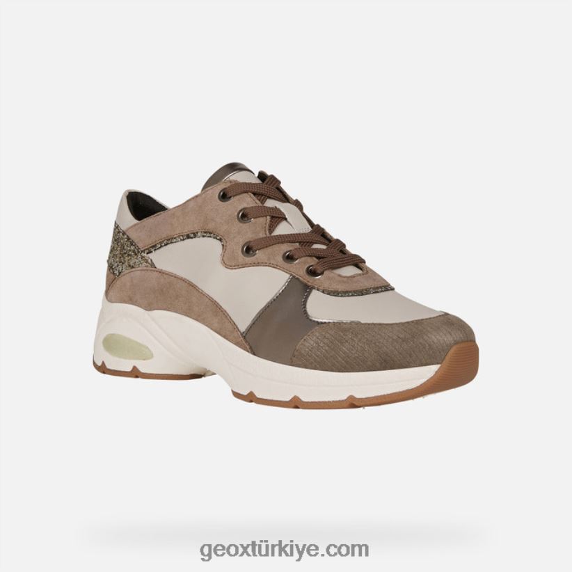 her saat kadın buz/koyu bej Geox B60TP6245