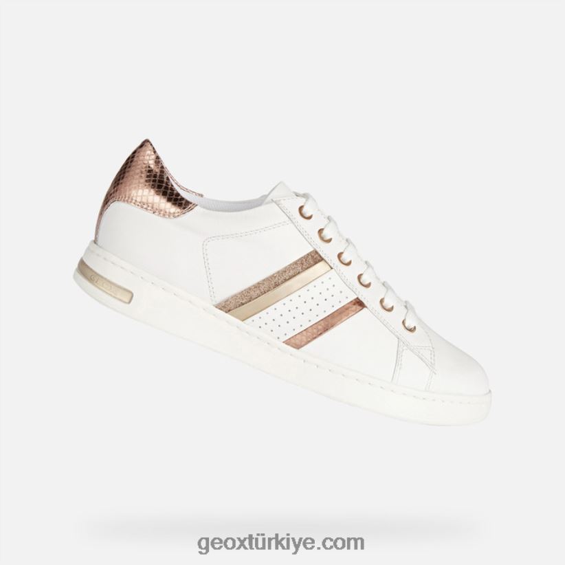 jaysen kadın beyaz/pembe altın Geox B60TP6145
