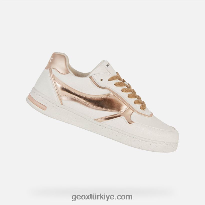 jaysen kadın beyaz/pembe altın Geox B60TP6217