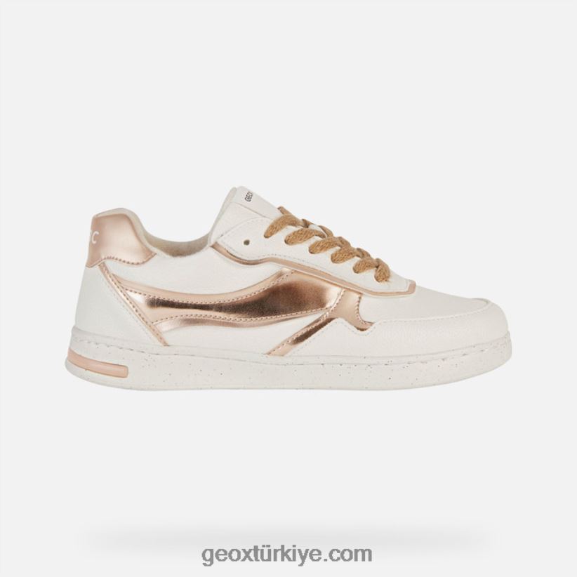 jaysen kadın beyaz/pembe altın Geox B60TP6217