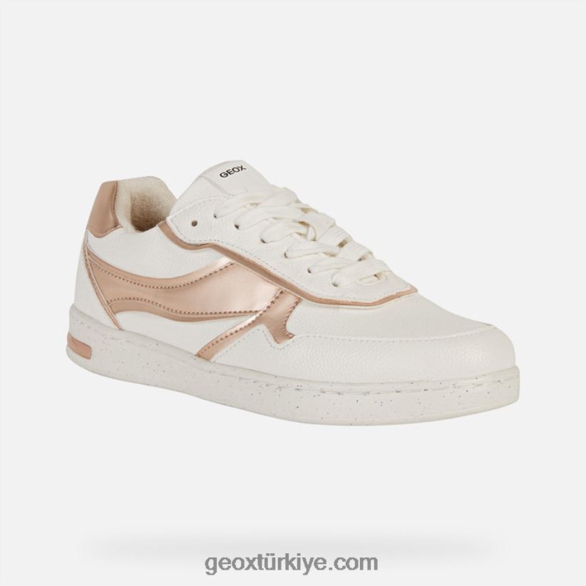 jaysen kadın beyaz/pembe altın Geox B60TP6217