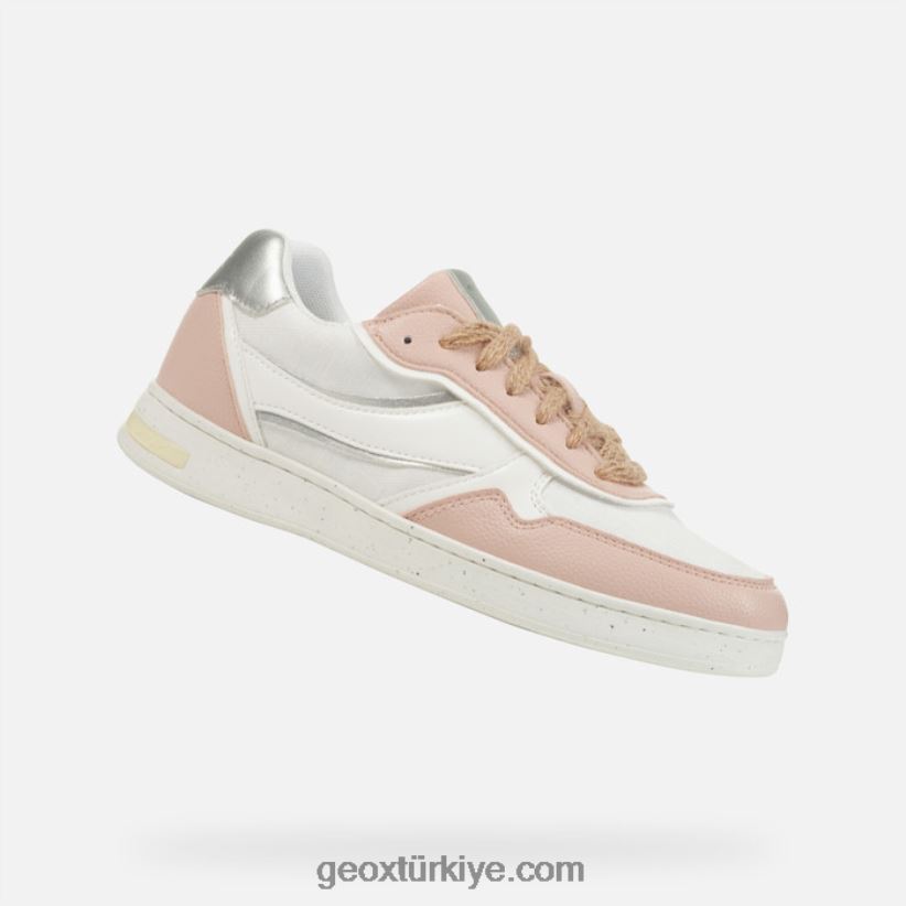 jaysen kadın şeftali/beyaz Geox B60TP6244