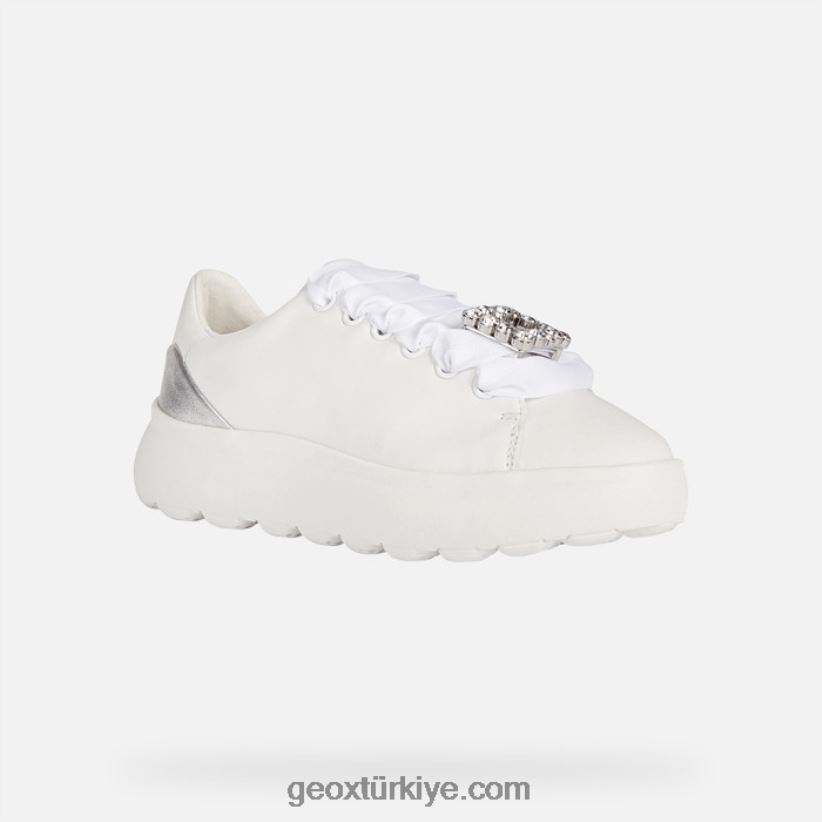 küre ec4.1 kadın Beyaz gümüş Geox B60TP6267