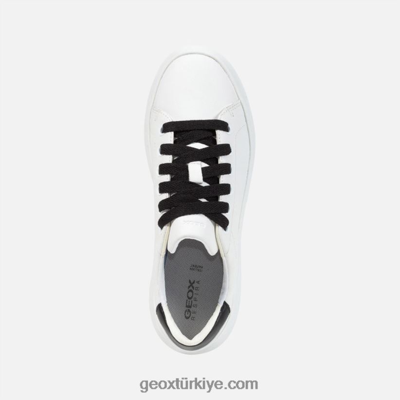 küre ec4.1 kadın siyah beyaz Geox B60TP61689