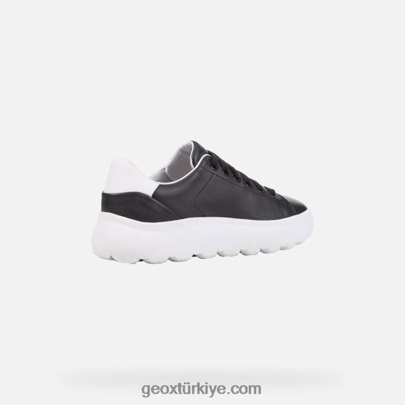 küre ec4.1 kadın siyah beyaz Geox B60TP685