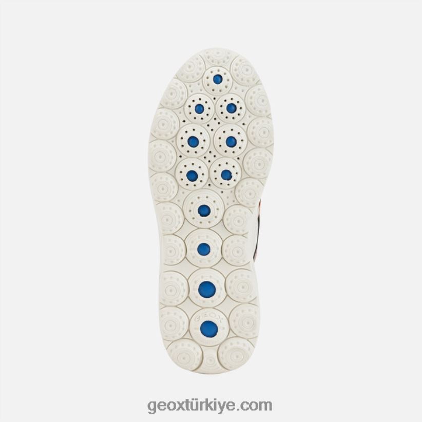 küresel kadın kırık beyaz/koyu gül Geox B60TP6459