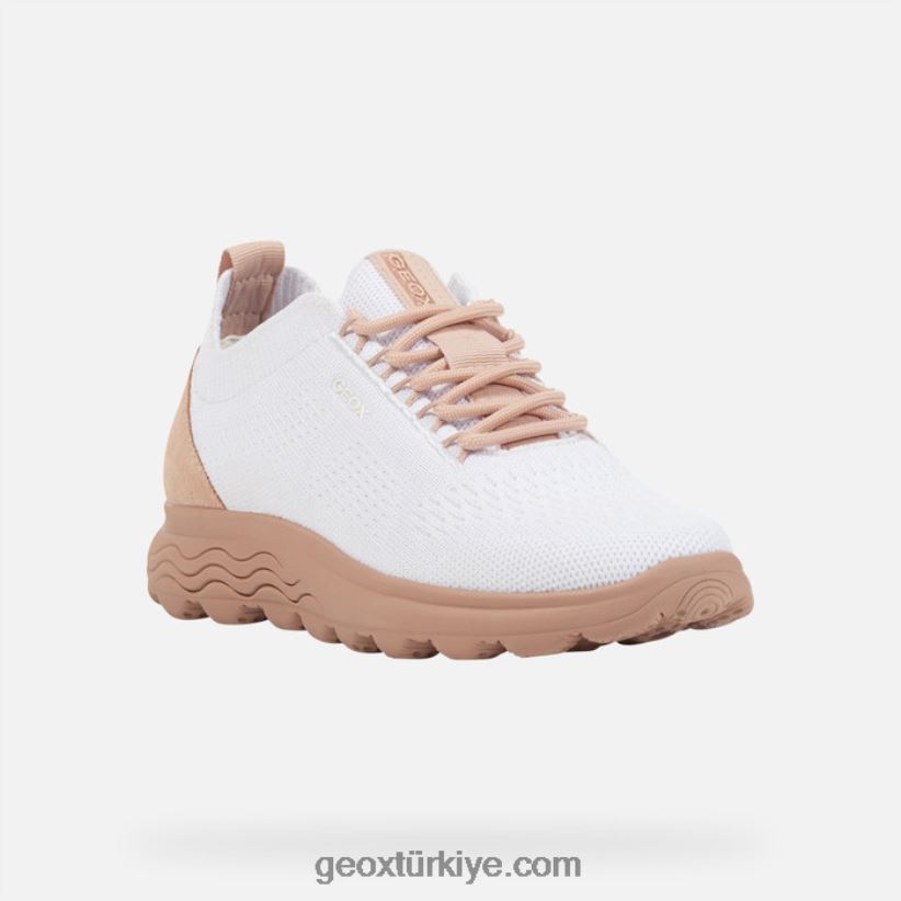 küresel kadın kirli beyaz/çıplak Geox B60TP668