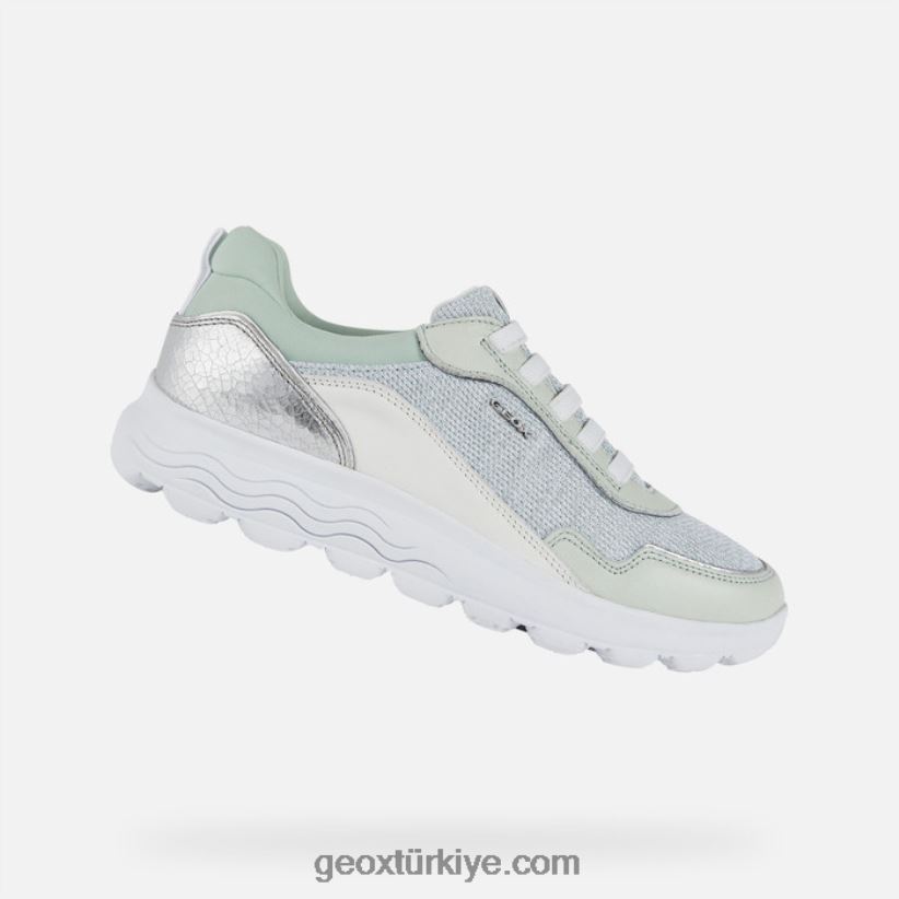 küresel kadın nane/beyaz Geox B60TP61730