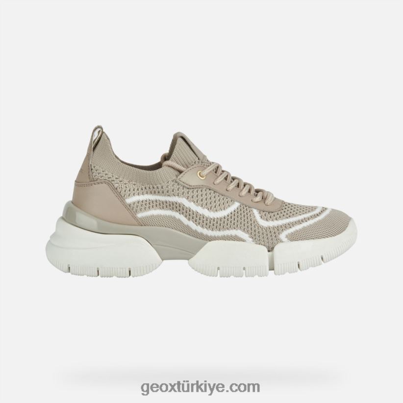 kadınla bağdaştırıcı açık kahverengi Geox B60TP679