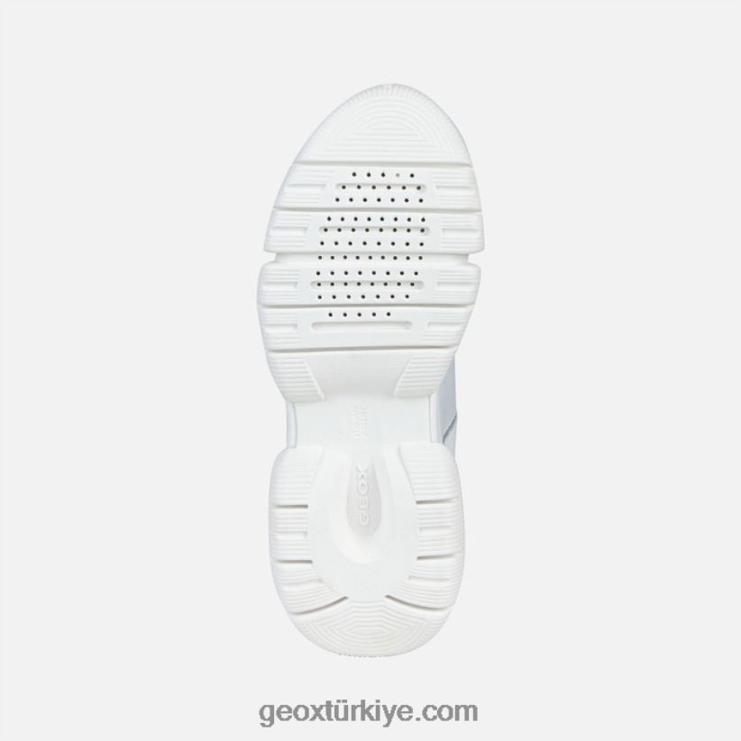 kadınla bağdaştırıcı beyaz Geox B60TP61672