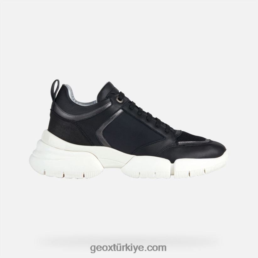 kadınla bağdaştırıcı siyah Geox B60TP6105