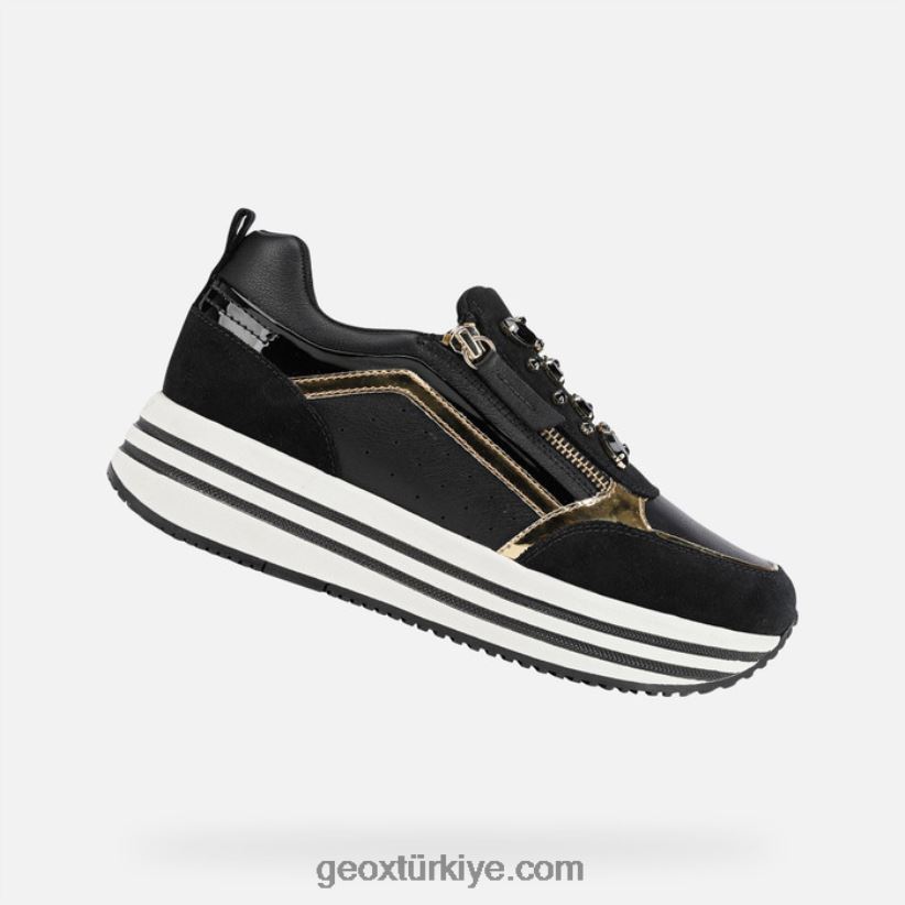 kency kadın siyah Geox B60TP6448
