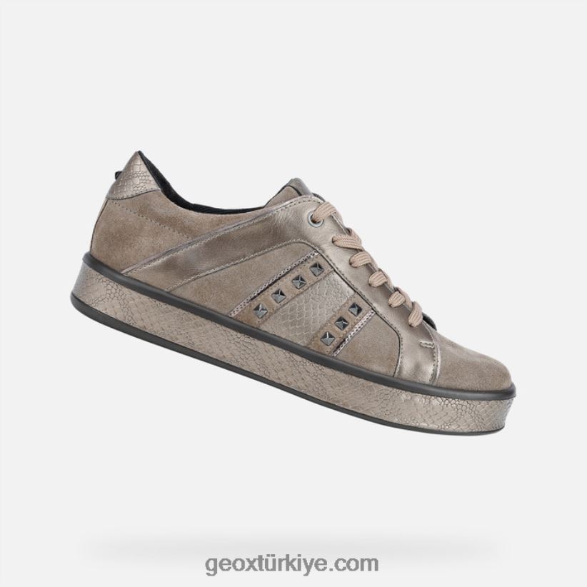 leelu' kadın Koyu bej Geox B60TP6603