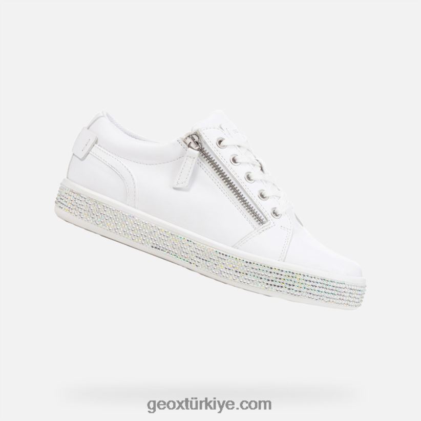 leelu' kadın beyaz Geox B60TP6392