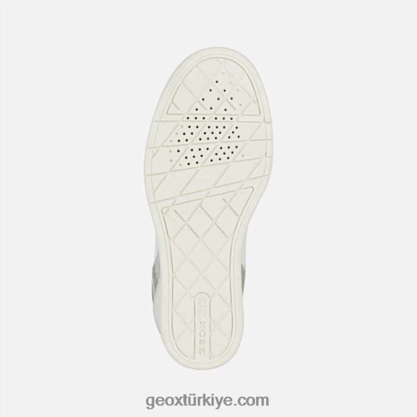 morikalı kadın beyaz/kırık beyaz Geox B60TP61685