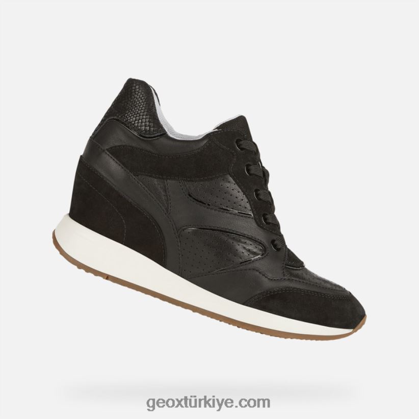 nydame kadın siyah Geox B60TP61732