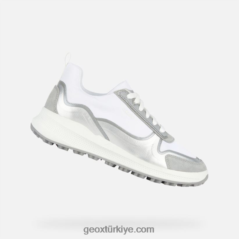 pg1x kadın açık gri/beyaz Geox B60TP61700