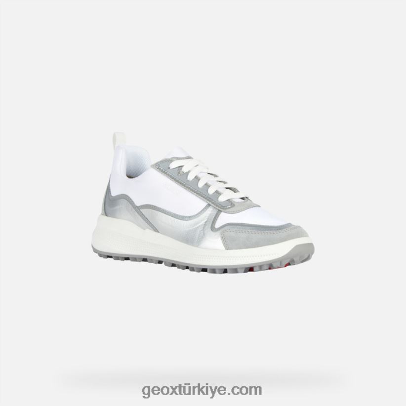 pg1x kadın açık gri/beyaz Geox B60TP61700